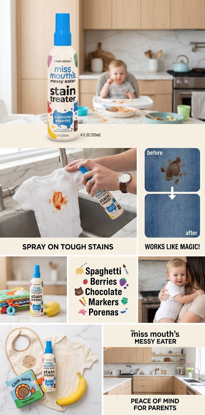 Cleanza stain treater in everyday family life